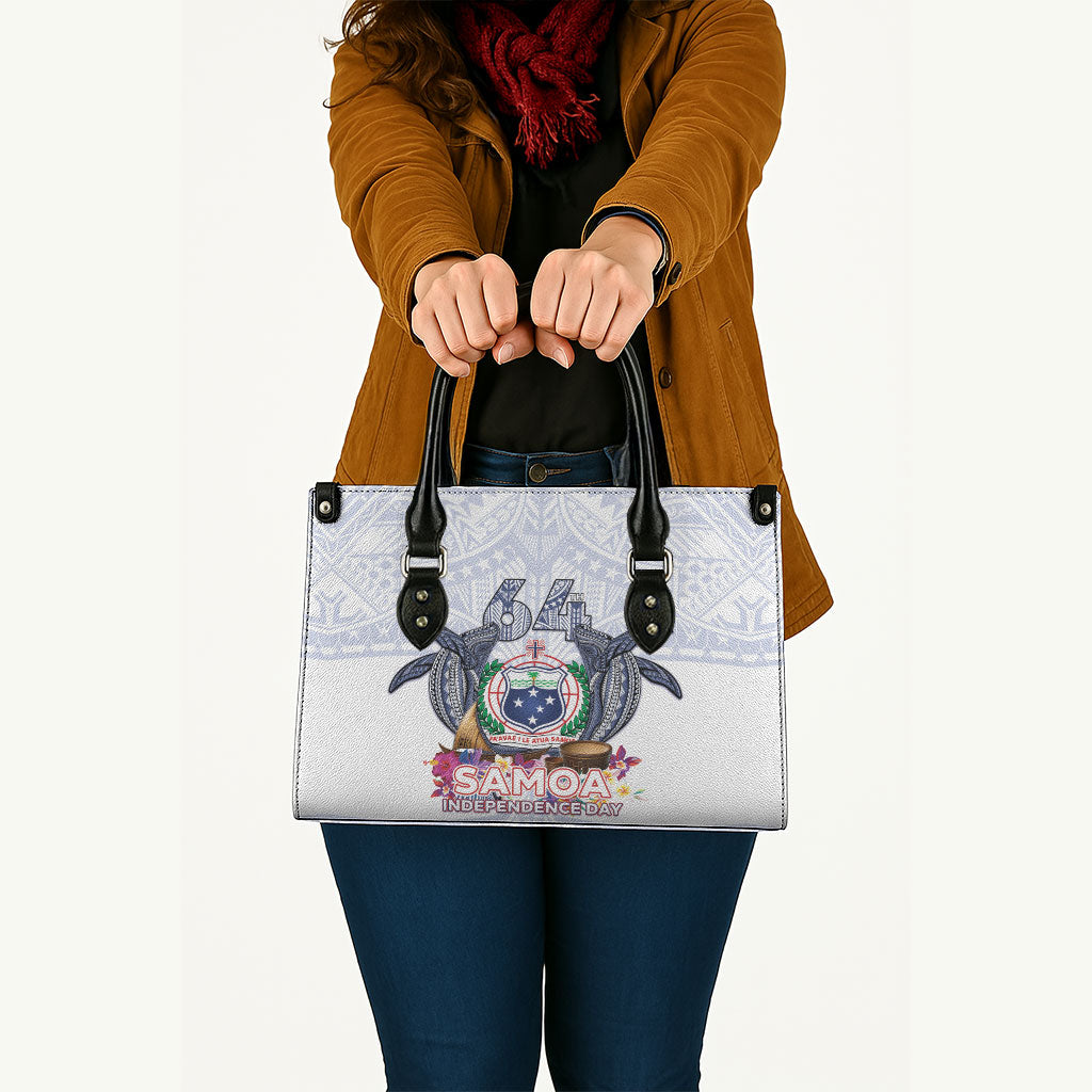 Samoa Independence Day Leather Bag Samoa United For A New Beginning LT05 - Polynesian Pride