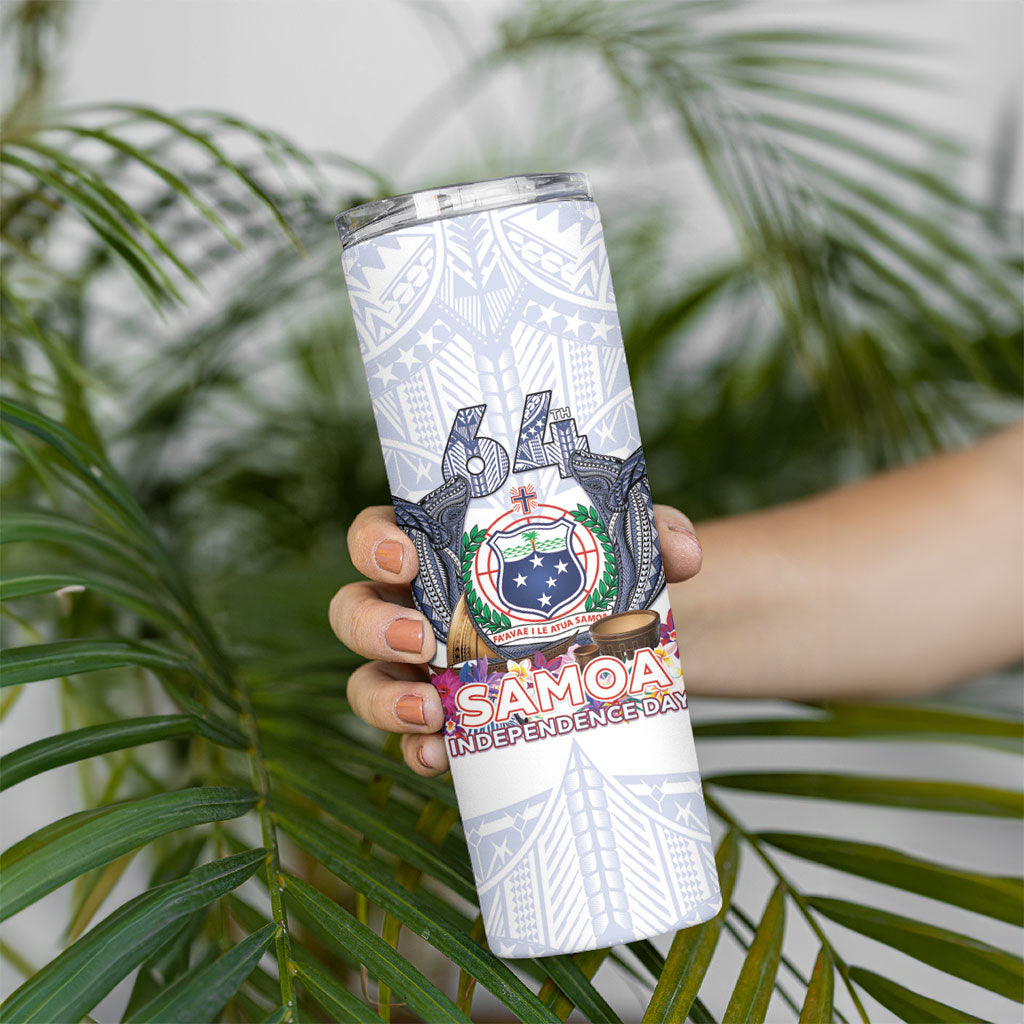 Samoa Independence Day Skinny Tumbler Samoa United For A New Beginning
