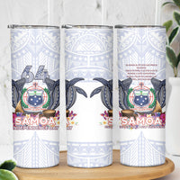 Samoa Independence Day Skinny Tumbler Samoa United For A New Beginning