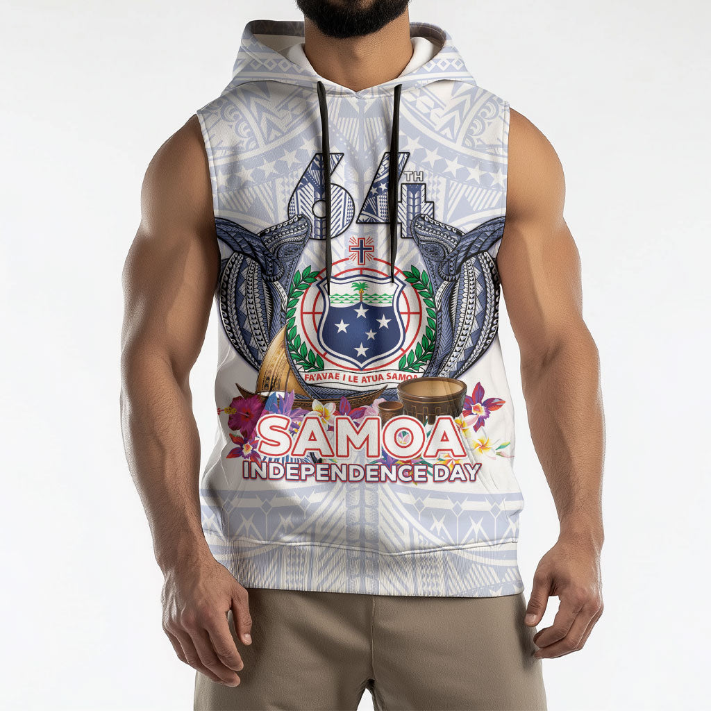 Samoa Independence Day Sleeveless Hoodie Samoa United For A New Beginning