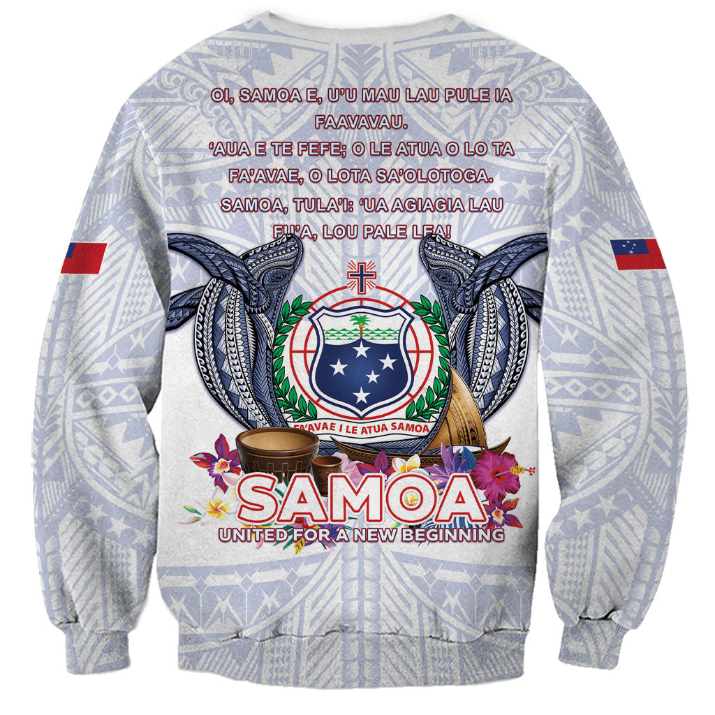 Samoa Independence Day Sweatshirt Samoa United For A New Beginning LT05 - Polynesian Pride