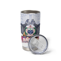Samoa Independence Day Tumbler Cup Samoa United For A New Beginning LT05 - Polynesian Pride