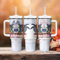 Samoa Independence Day Tumbler With Handle Samoa United For A New Beginning