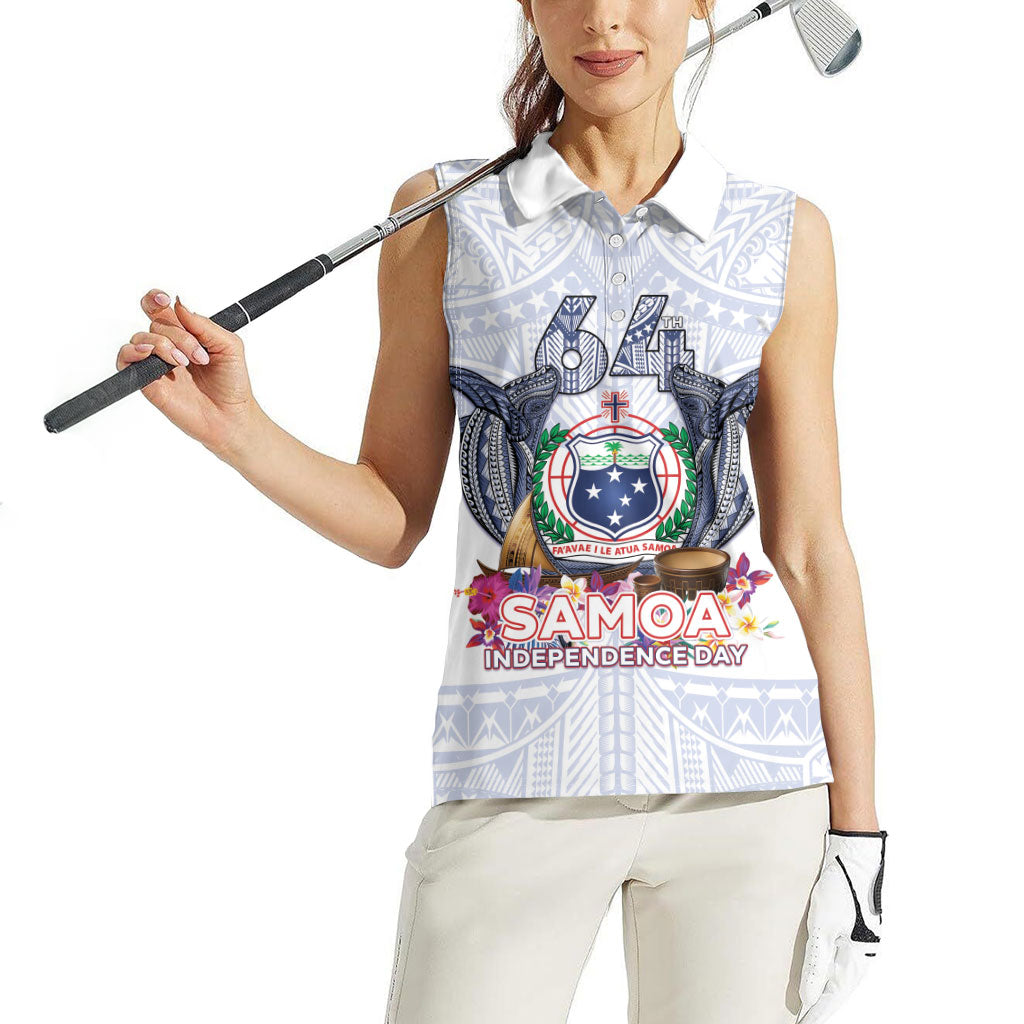 Samoa Independence Day Women Sleeveless Polo Shirt Samoa United For A New Beginning LT05 - Polynesian Pride
