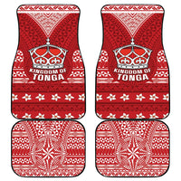 Tonga King Tupou VI Day Car Mats Traditional Tongan Kupesi Pattern