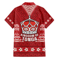 Tonga King Tupou VI Day Family Matching Puletasi and Hawaiian Shirt Traditional Tongan Kupesi Pattern