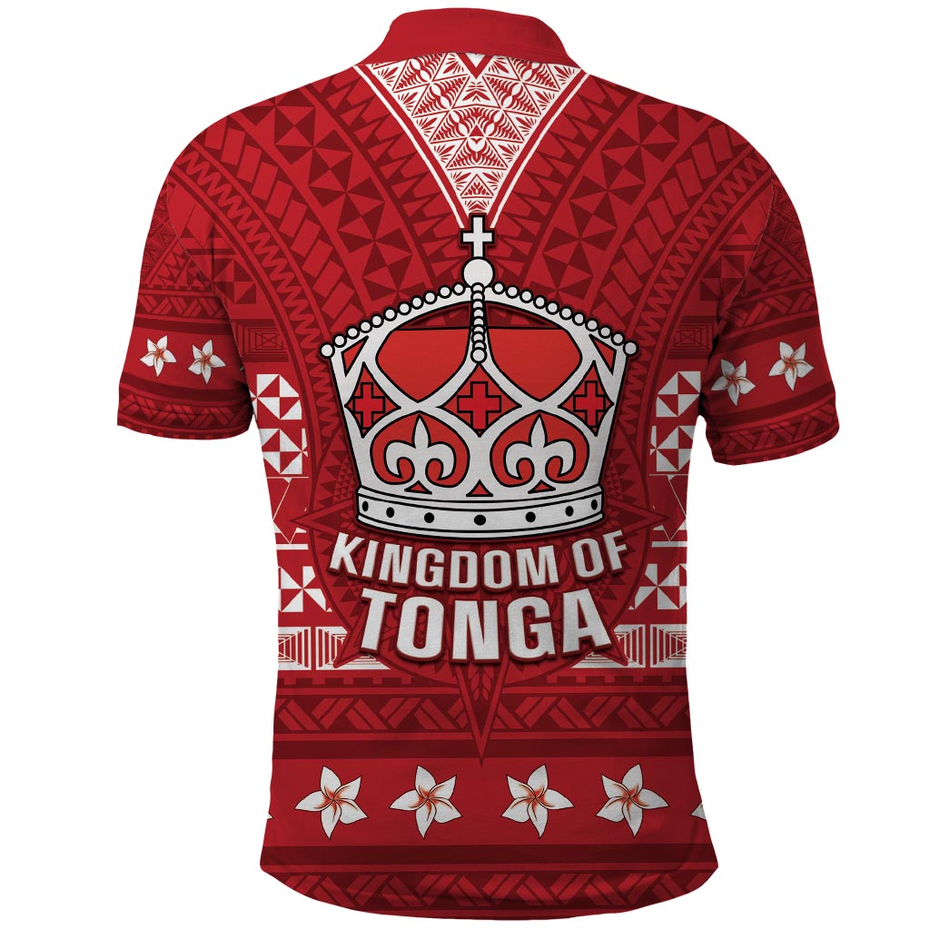 Tonga King Tupou VI Day Polo Shirt Traditional Tongan Kupesi Pattern