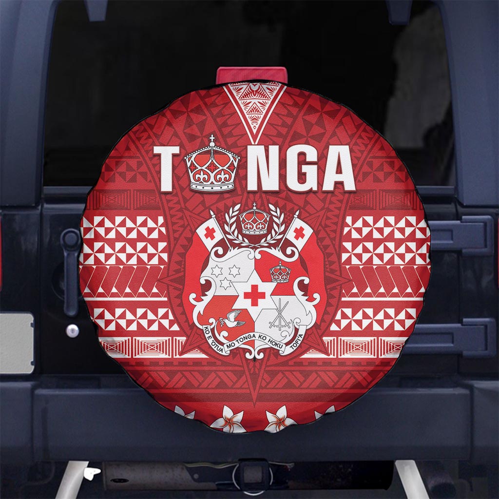 Tonga King Tupou VI Day Spare Tire Cover Traditional Tongan Kupesi Pattern LT05 - Polynesian Pride