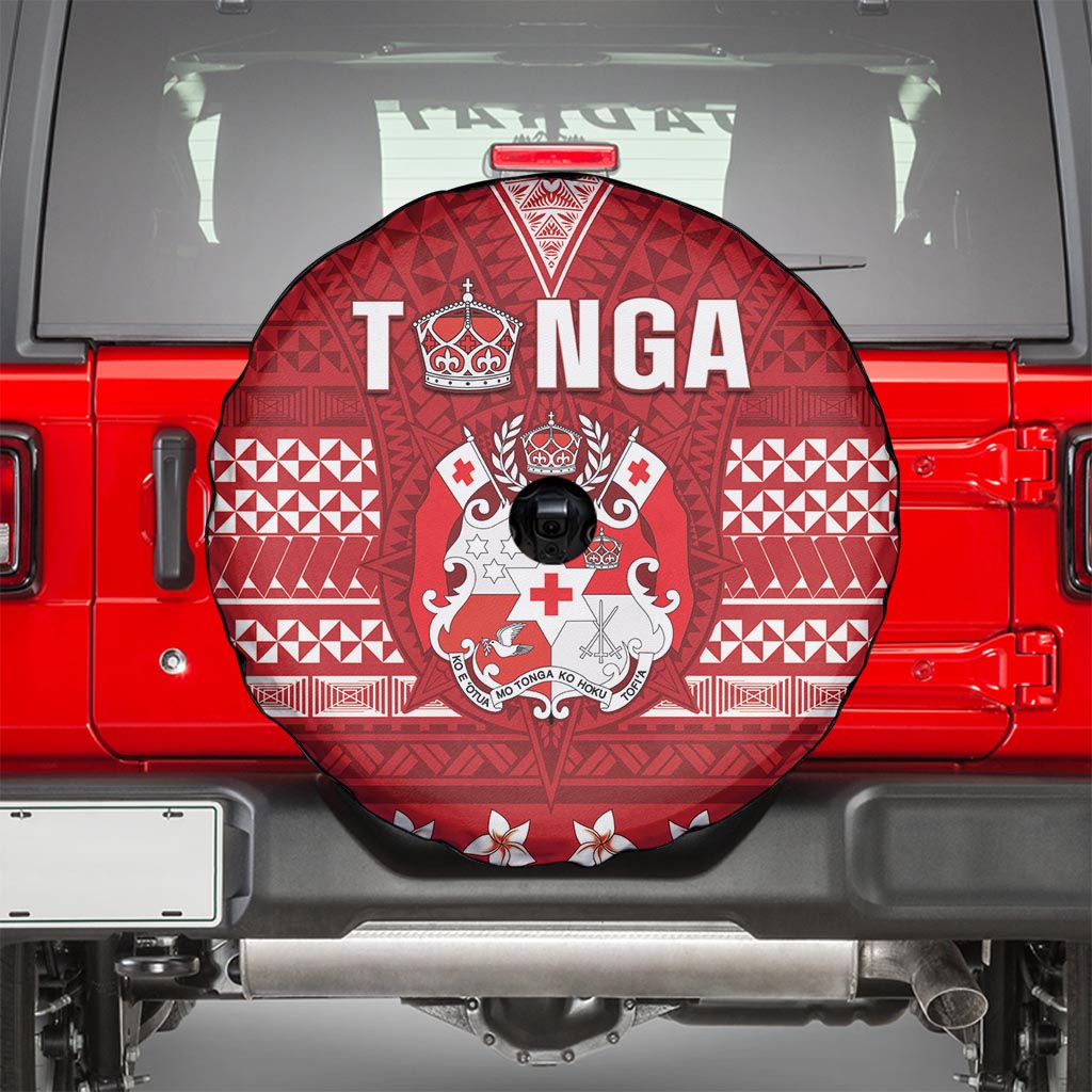 Tonga King Tupou VI Day Spare Tire Cover Traditional Tongan Kupesi Pattern LT05 - Polynesian Pride