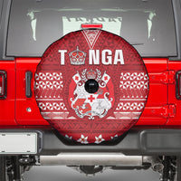 Tonga King Tupou VI Day Spare Tire Cover Traditional Tongan Kupesi Pattern LT05 - Polynesian Pride