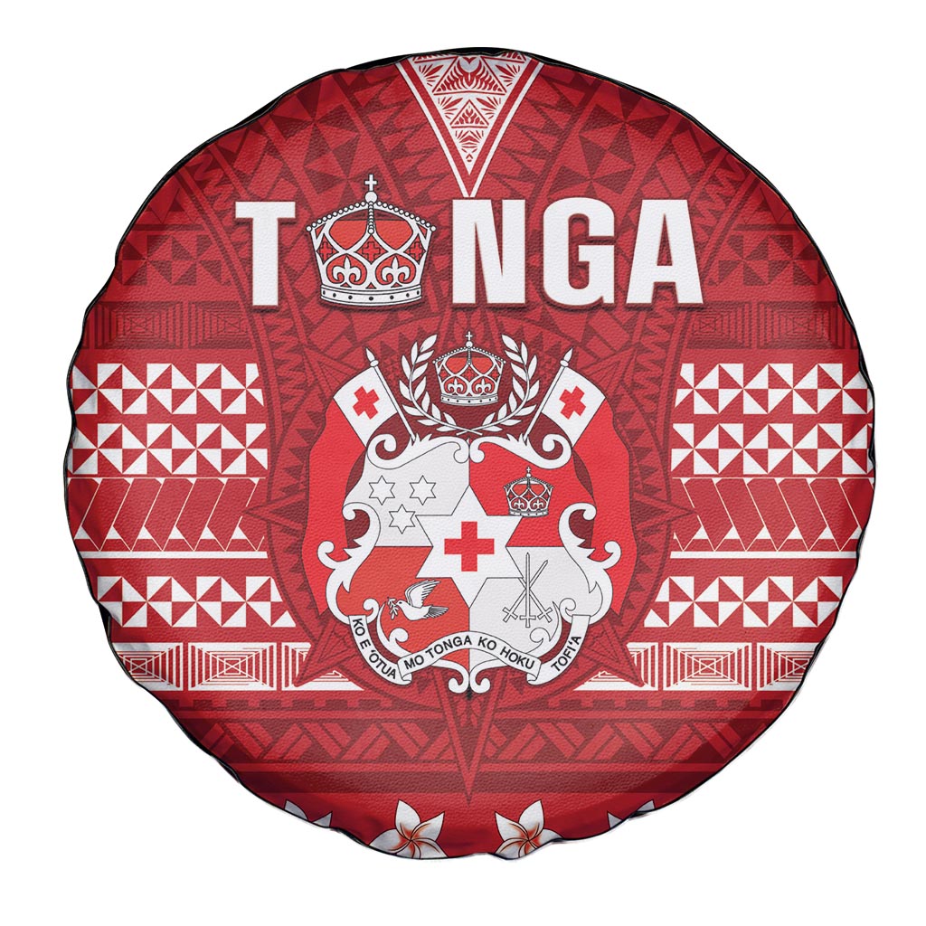 Tonga King Tupou VI Day Spare Tire Cover Traditional Tongan Kupesi Pattern LT05 - Polynesian Pride