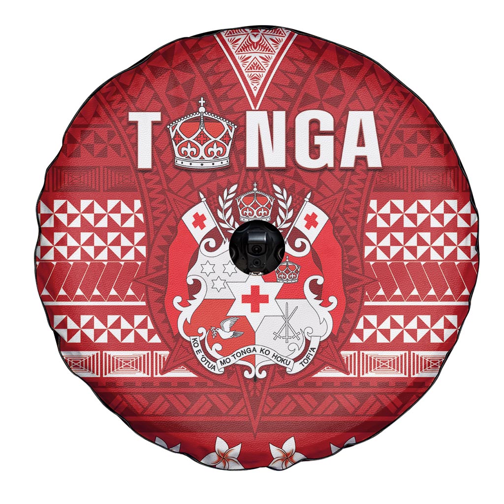 Tonga King Tupou VI Day Spare Tire Cover Traditional Tongan Kupesi Pattern LT05 - Polynesian Pride