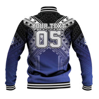 Custom Fiji Drua Baseball Jacket Fijian Tapa Pattern LT05 - Polynesian Pride