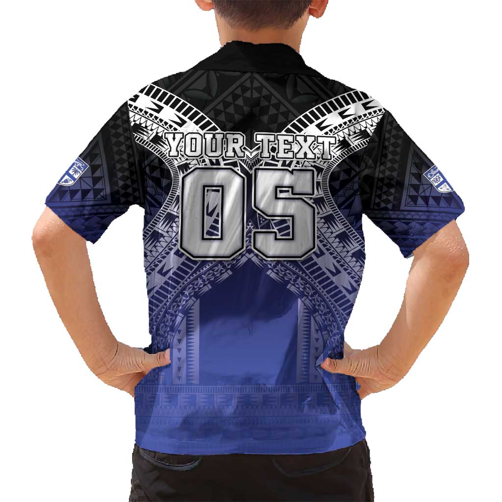 Custom Fiji Drua Family Matching Puletasi and Hawaiian Shirt Fijian Tapa Pattern LT05 - Polynesian Pride