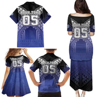 Custom Fiji Drua Family Matching Puletasi and Hawaiian Shirt Fijian Tapa Pattern LT05 - Polynesian Pride