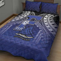 Fiji Drua Quilt Bed Set Fijian Tapa Pattern