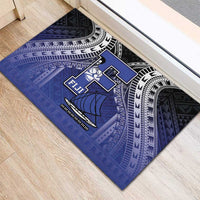Fiji Drua Rubber Doormat Fijian Tapa Pattern LT05 - Polynesian Pride