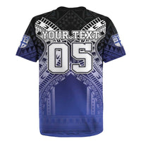Custom Fiji Drua Rugby Jersey Fijian Tapa Pattern