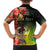 Aboriginal Dot Art Vanuatu Personalised Kid Hawaiian Shirt Tropical Flowers