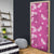 Hawaii Monstera Deliciosa Door Cover Pink Plumeria Polynesian Pattern - Polynesian Pride