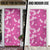 Hawaii Monstera Deliciosa Door Cover Pink Plumeria Polynesian Pattern - Polynesian Pride