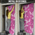 Hawaii Monstera Deliciosa Door Cover Pink Plumeria Polynesian Pattern - Polynesian Pride