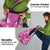 Hawaii Monstera Deliciosa Grocery Bag Pink Plumeria Polynesian Pattern - Polynesian Pride