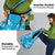 Hawaii Monstera Deliciosa Grocery Bag Blue Plumeria Polynesian Pattern - Polynesian Pride