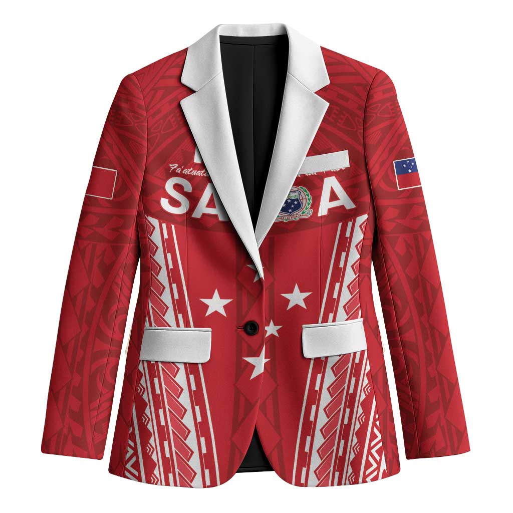 Samoa FAST Blazer Forever Proud Samoan Tribal Pattern - Polynesian Pride