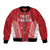 Samoa FAST Bomber Jacket Forever Proud Samoan Tribal Pattern - Polynesian Pride