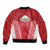Samoa FAST Bomber Jacket Forever Proud Samoan Tribal Pattern - Polynesian Pride