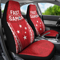 Samoa FAST Car Seat Cover Forever Proud Samoan Tribal Pattern - Polynesian Pride