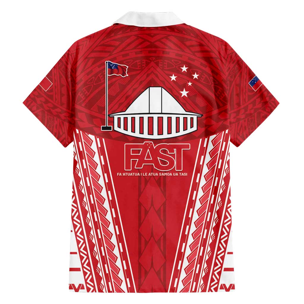 Samoa FAST Family Matching Long Sleeve Bodycon Dress and Hawaiian Shirt Forever Proud Samoan Tribal Pattern - Polynesian Pride