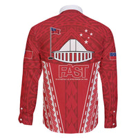 Samoa FAST Family Matching Long Sleeve Bodycon Dress and Hawaiian Shirt Forever Proud Samoan Tribal Pattern - Polynesian Pride