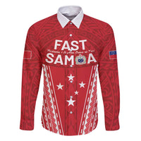 Samoa FAST Family Matching Tank Maxi Dress and Hawaiian Shirt Forever Proud Samoan Tribal Pattern - Polynesian Pride