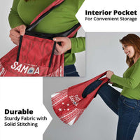 Samoa FAST Grocery Bag Forever Proud Samoan Tribal Pattern - Polynesian Pride