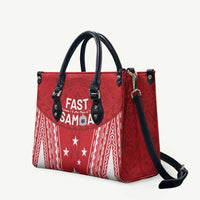 Samoa FAST Leather Bag Forever Proud Samoan Tribal Pattern - Polynesian Pride