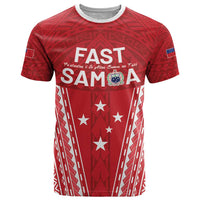 Samoa FAST T Shirt Forever Proud Samoan Tribal Pattern - Polynesian Pride