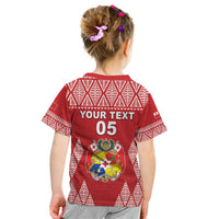 Custom Tonga Rugby Kid T Shirt Tonga Mate Ma'a Take The Lead