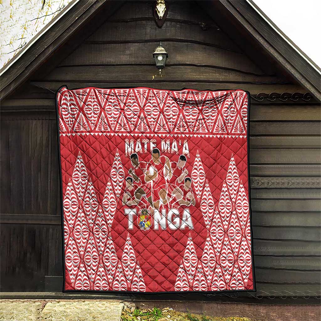 Tonga Rugby Quilt Tonga Mate Ma'a Take The Lead