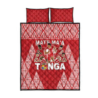 Tonga Rugby Quilt Bed Set Tonga Mate Ma'a Take The Lead
