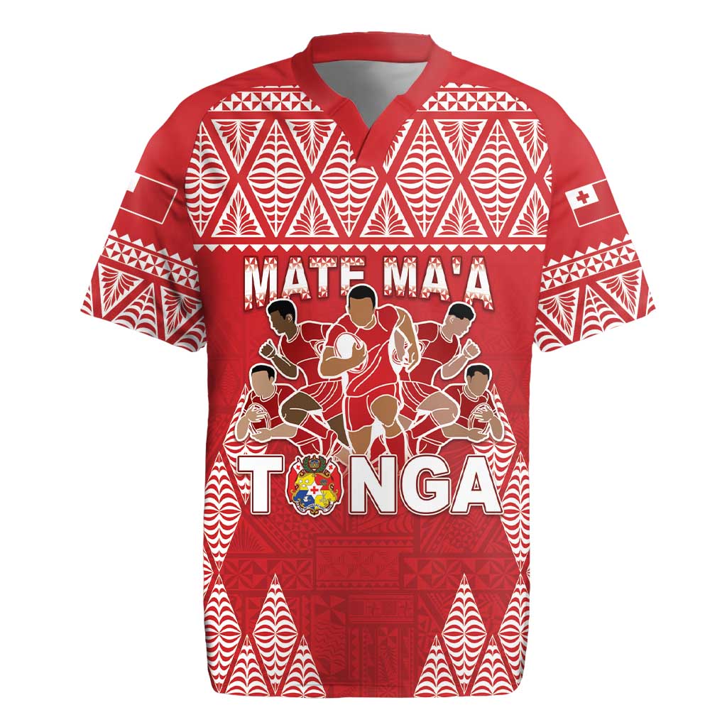 Custom Tonga Rugby Rugby Jersey Tonga Mate Ma'a Take The Lead