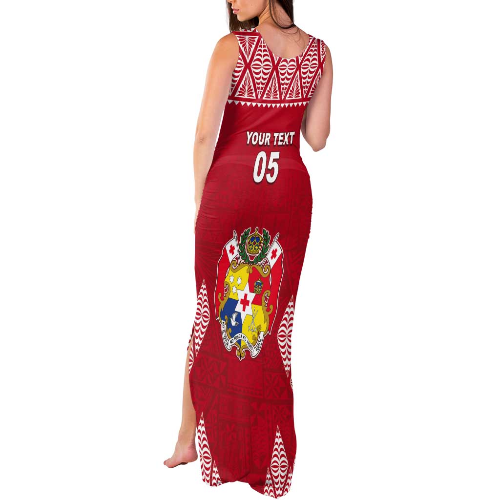 Custom Tonga Rugby Tank Maxi Dress Tonga Mate Ma'a Take The Lead