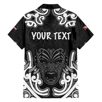 Personalised Aotearoa Family Matching Off Shoulder Short Dress and Hawaiian Shirt Toitu Te Tiriti O Waitangi LT05 - Polynesian Pride