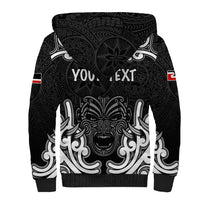 Personalised Aotearoa Sherpa Hoodie Toitu Te Tiriti O Waitangi LT05 - Polynesian Pride