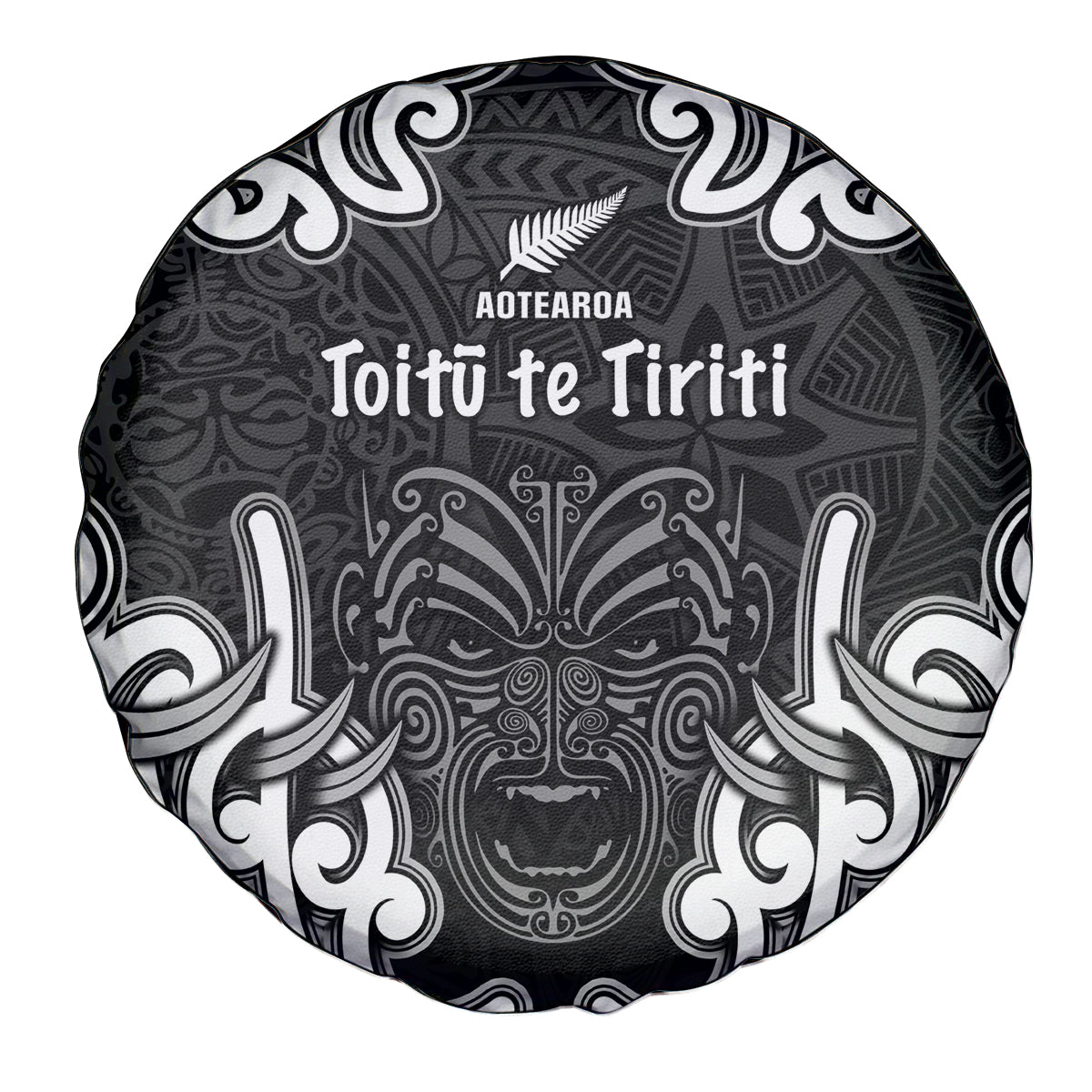 Aotearoa Spare Tire Cover Toitu Te Tiriti O Waitangi LT05 - Polynesian Pride