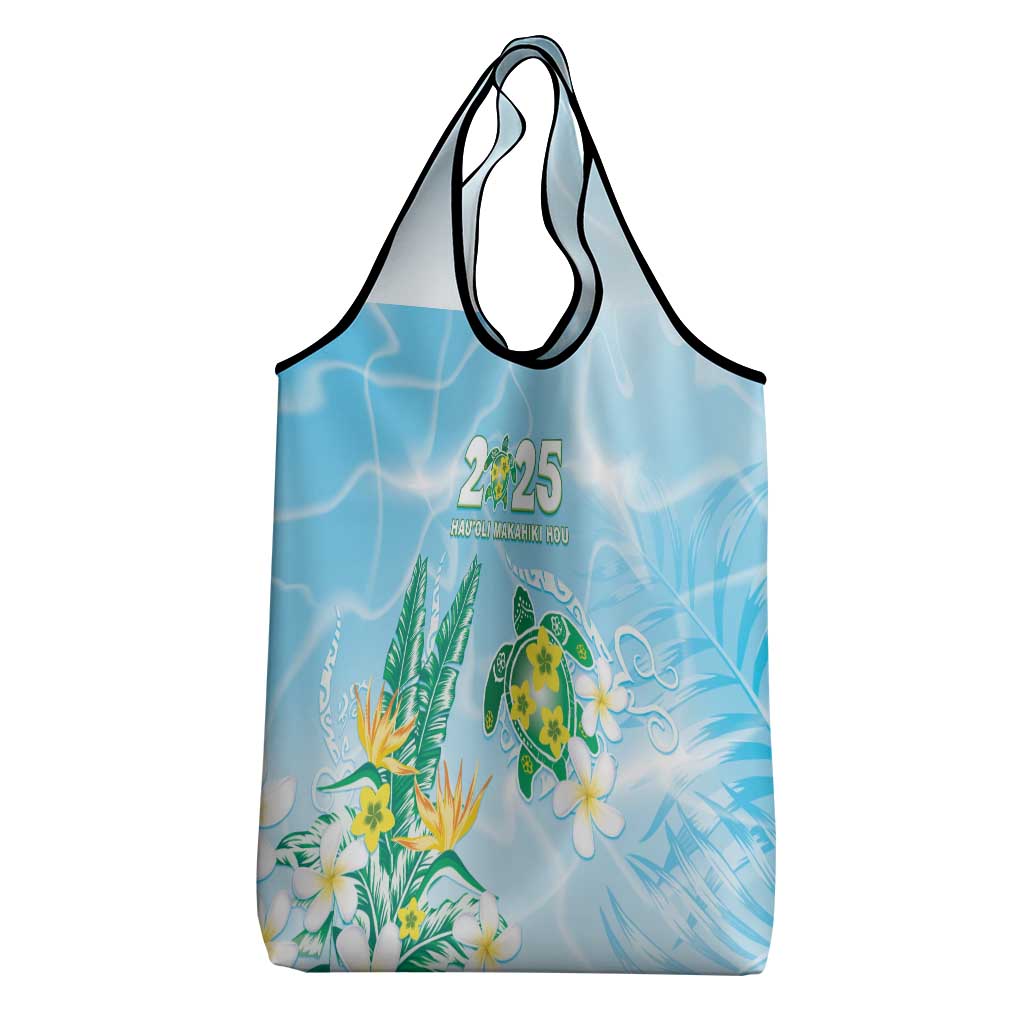 2025 Aloha Hawaii Grocery Bag Tropical Flowers And Honu