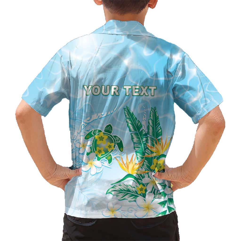 Personalised 2025 Aloha Hawaii Hawaiian Shirt Tropical Flowers And Honu