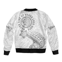Brain Cancer Warrior Bomber Jacket Never Give Up