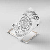 Brain Cancer Warrior Canvas Wall Art Never Give Up